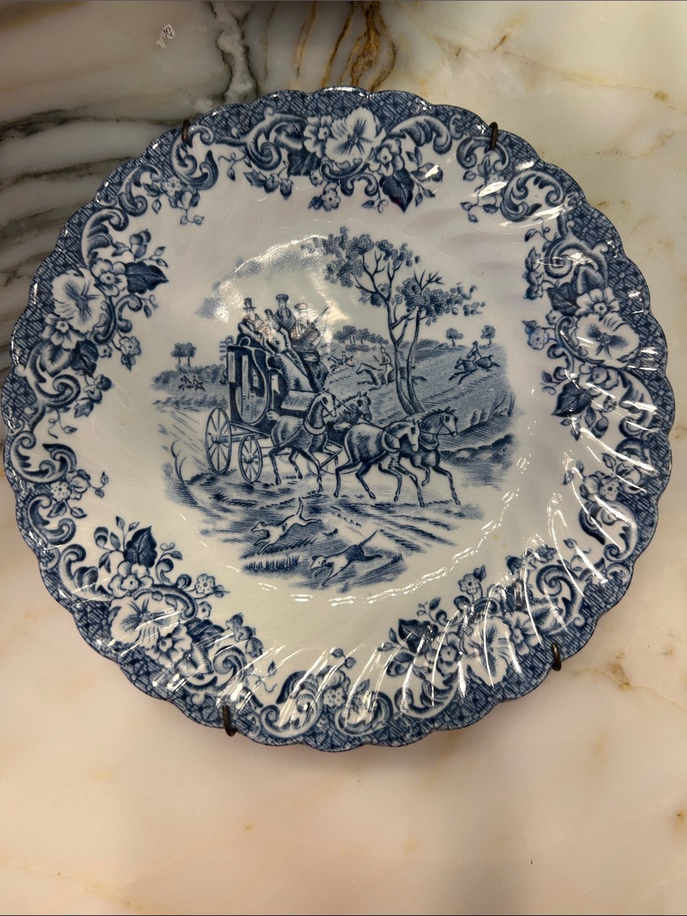 Blue and White Decorative Transferware Johnson Brothers
